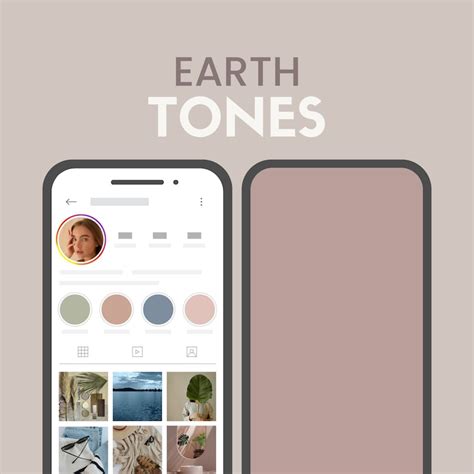 Earth Tones Instagram Highlight Covers 30 Earth Tones IG Story Cover