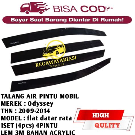 Jual Talang Air Mobil Honda Odyssey Thn Model Flat Datar Rata