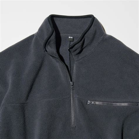 Fleece Half Zip Oversized Pullover Uniqlo Us