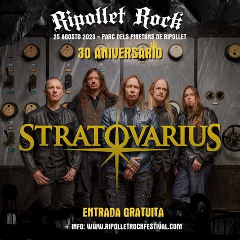 Confirmados Stratovarius Como Cabezas Del Ripollet Rock Festival