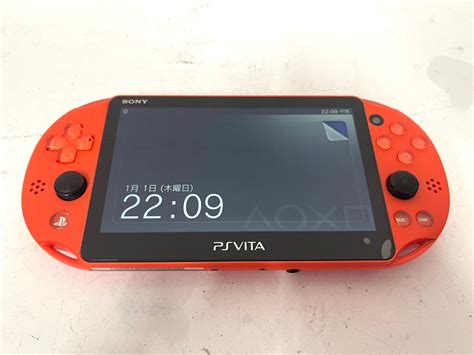 Yahooオークション E897 Psvita 本体 Pch 2000 ネオンオレンジ Wi F