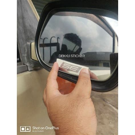 Sticker Logo Perodua Toyota Dsport Boon Passo Myvi SE Sirion Mirror