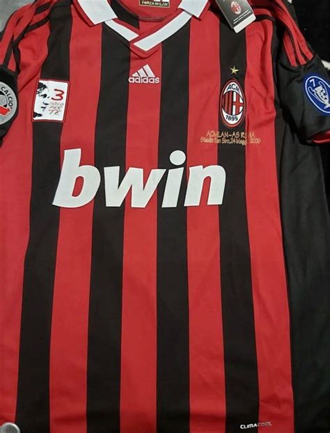 PAOLO MALDINI SIGNED JERSEY AC MILAN 2008 2009 HOME JERSEY FINAL SAN