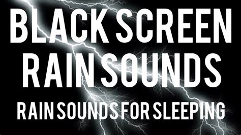 Beat Insomnia In 3 Minutes Remove Anxiety • Black Screen Rain Sound For