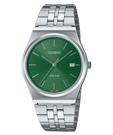 Reloj Unisex Casio Est Ndar Anal Gico De Acero Inoxidable Con Esfera