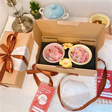 Jual Gift Box Ramekin Bowl Pastel Hampers Lucu Warna Pastel Hampers