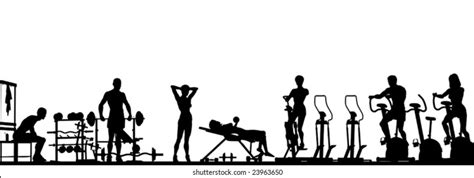 Gym Training Women Silhouette Shutterstock