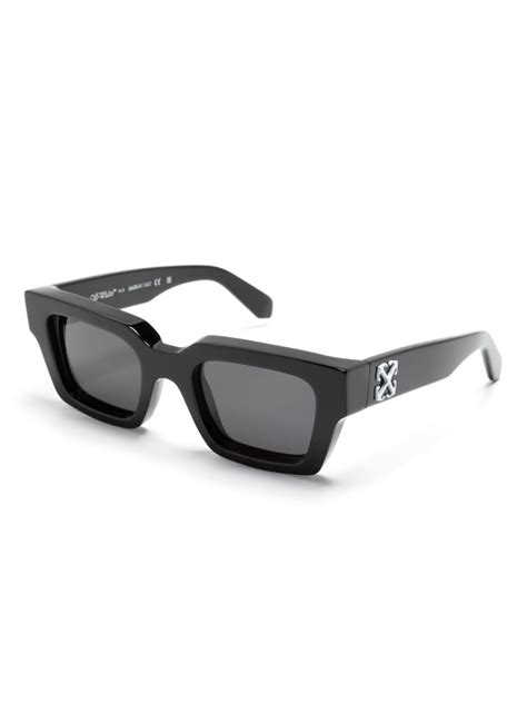 Off White Virgil Square Frame Sunglasses Farfetch