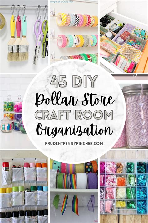 45 Dollar Store Craft Room Organization Ideas Artofit