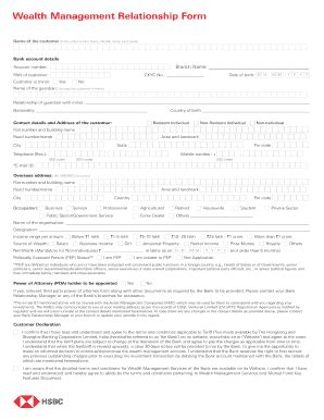 Fillable Online Account Opening Form For Non Resident Individuals Nri