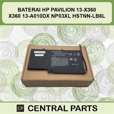 Jual Baterai Hp Pavilion X Np Xlhstnn Lb L Tpn Q A Dx