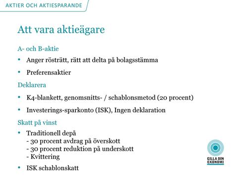 Aktier Och Aktiesparande Ppt Ladda Ner