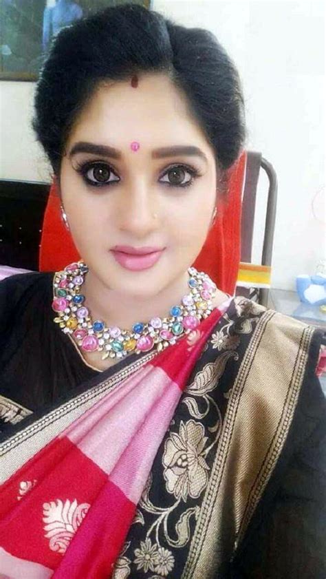Shailaja Priya Hot In Saree Beauty Sens