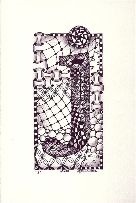 Enthusiastic Artist: Zentangle inspired letters