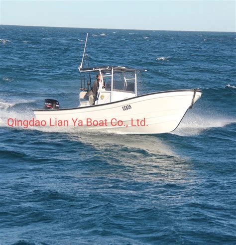 Liya Meter Fiberglass Boat For Fishing Panga Boat With Center