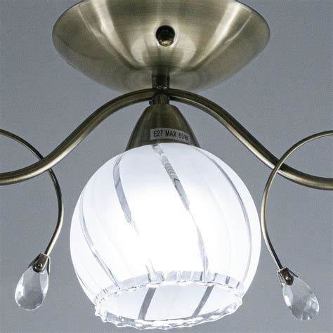 Elem Sting lampa sufitowa 3 punktowa mosiądz 8758 3 21QG Multilampy pl