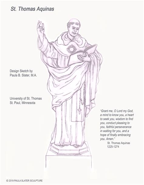 St Thomas Aquinas Design Concept Sketch Paula Slater Ma