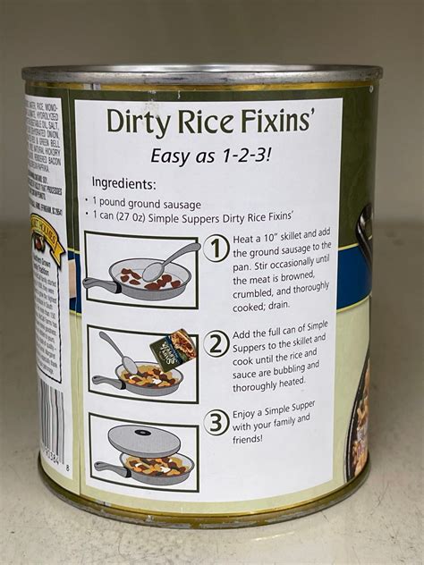 4 Cans Margaret Holmes Simple Suppers Dirty Rice Fixins Dinner 27 Oz