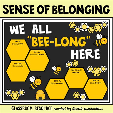 We All Bee Long In This Class Bee Themed Writing Activity Bulletin Board Idea Bee Bulletin