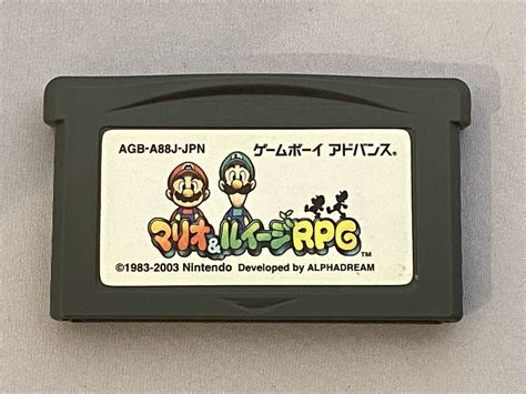 【傷や汚れあり】gba ゲームボーイアドバンス マリオandルイージrpgの落札情報詳細 ヤフオク落札価格検索 オークフリー