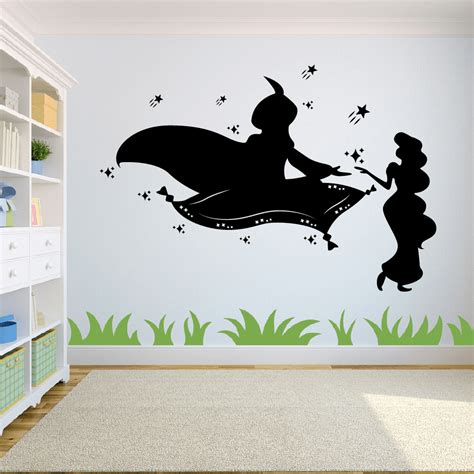 Princess Jasmine And Aladdin Silhouette