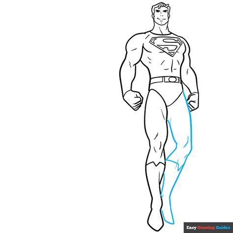 How to Draw Superman - Really Easy Drawing Tutorial