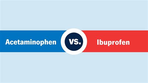 Acetaminophen Vs Ibuprofen Whats The Difference Youtube