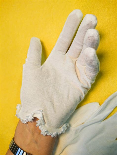 100 Cotton Gloves Reusable Washable To Use Instead Of Etsy