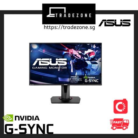 ASUS VG278Q Gaming Monitor - 27inch, Full HD, 1ms, 144Hz, G-SYNC Compatible, FreeSync Premium ...