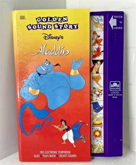 Golden Sound Story Disneys Aladdin Electronic Storybook Hc