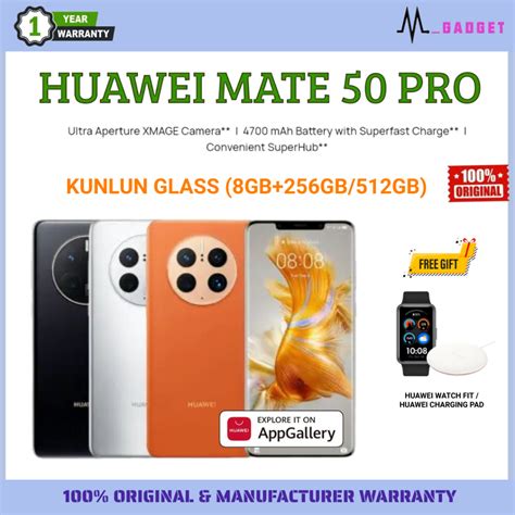 HUAWEI Mate 50 Pro Kunlun Glass 8GB 256GB 512GB Ultra Aperture