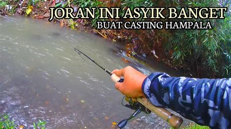 CASTING IKAN HAMPALA MENGGUNAKAN JORAN ULTRALIGHT LEMOREN 3 6 LB RASA 3