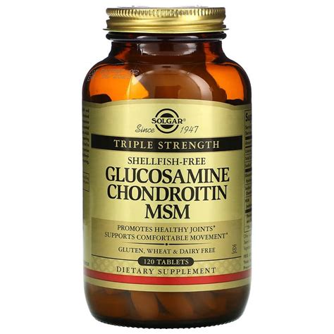 Viên Uống Khớp Solgar Glucosamine Chondroitin Msm 120 Viên