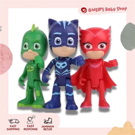 Jual Mainan Hiasan Koleksi Pajangan Figur Pjmasks Figure Set Figure