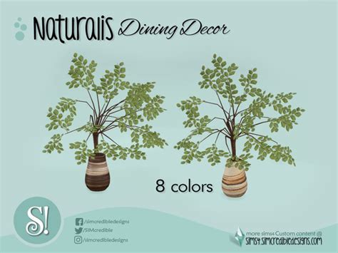 The Sims Resource Naturalis Dining Potted Tree