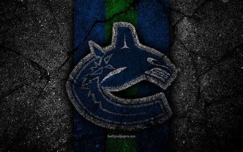 Vancouver Canucks Logo Hockey Club Nhl Black Stone Western