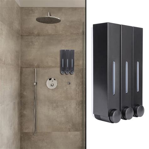 Shower Dispensers Wall Mount Shower Liquid Dispense Shampoo Dispenser