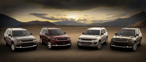 Jeep Grand Cherokee Models Comparison Chart