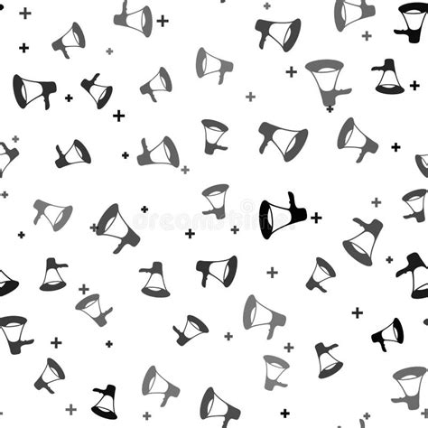 Loud Megaphone Pattern Seamless Vector Stock Vector - Illustration of ...