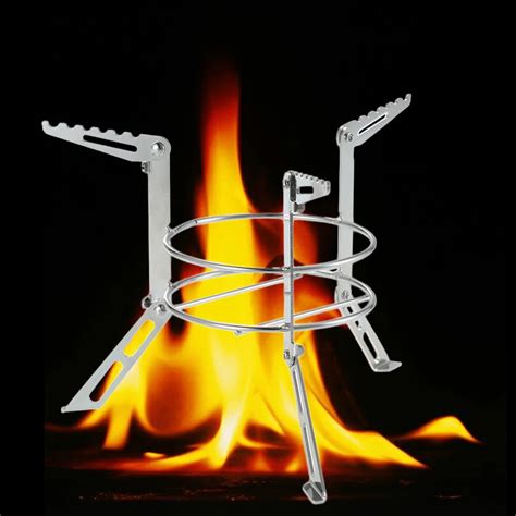 CPJ 13 Wood Stove Stand Camping Stove Stand Outdoor Alcohol Stove