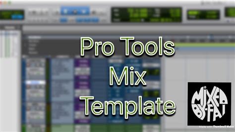 Pro Tools Rap Template