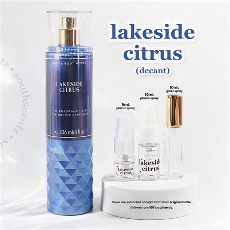 Lakeside Citrus Bath And Body Works Body Mist BBW Decant 5mL 10mL