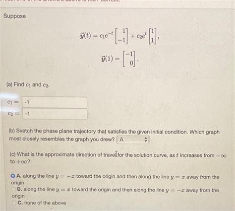 Answered Suppose A Find C₁ And C2 C1 1 C2 Bartleby