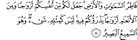 alquran  english translation surah asy syura ayat