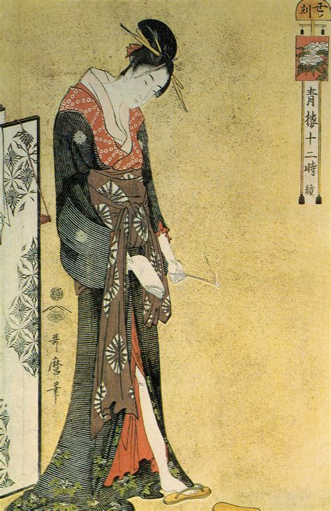 Pin On Utamaro