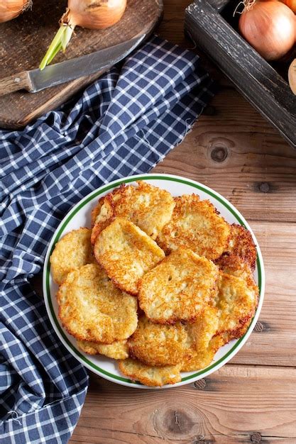 Premium Photo Potato Cakes Vegetable Fritters Draniki Vegetable Pancakes