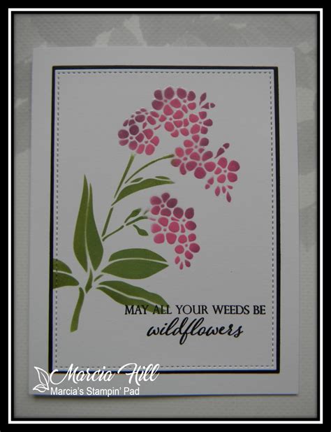 Marcia S Stampin Pad Cas Mix Up Stencil Embossing