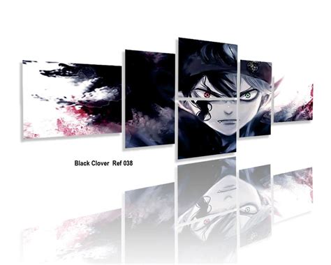 Quadro Decorativo Black Clover Desenho Anime 1 34x41cm Elo7