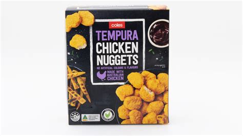 Coles Tempura Chicken Nuggets Review Chicken Nugget CHOICE