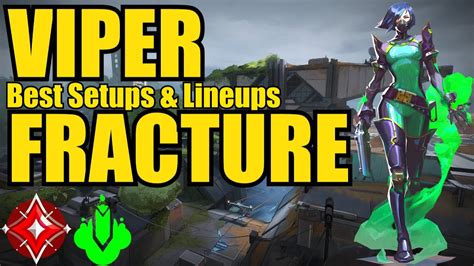 Valorant Viper Lineups Fracture Best Setups And Lineups Youtube